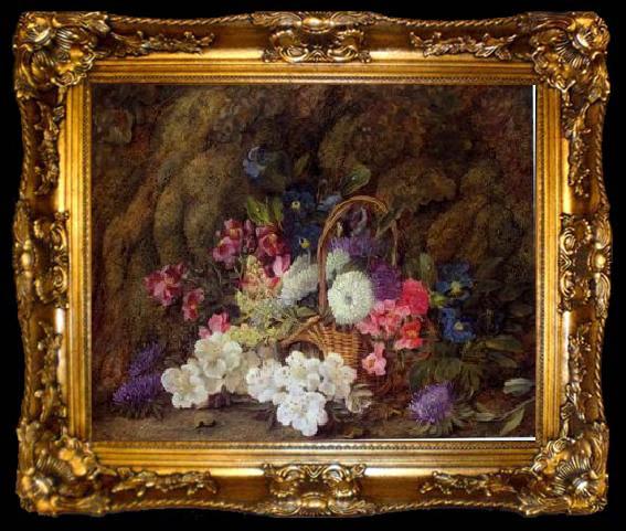 framed  unknow artist Floral, beautiful classical still life of flowers.076, ta009-2